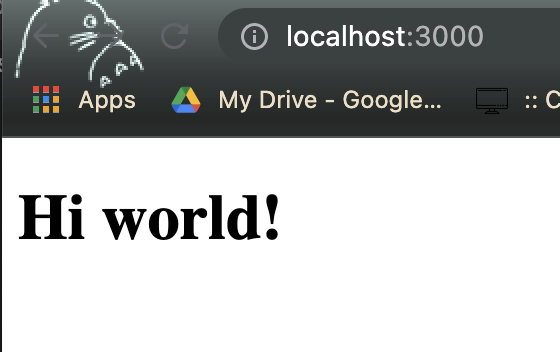 index working